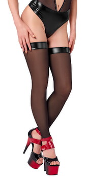 Hauptbild von Overknees mit Glitzerstein-Naht