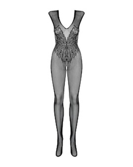 Netz-Catsuit ouvert
