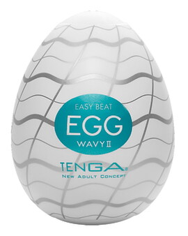 Hauptbild von Masturbator „Egg Wavy II“ mit neuer intensiver Wellen-Stimulationsstruktur