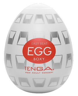 Hauptbild von Masturbator „Egg Boxy“ mit intensiver Stimulationsstruktur