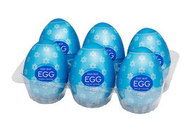 Hauptbild von Masturbator „Egg Snow Crystal“ mit intensiver Kristall-Stimulationsstruktur