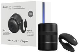Hauptbild von Toy-Set „Double the Fun“ mit Arcwave-Masturbator Voy & Paarvibrator We-Vibe Sync 2