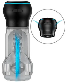 Hauptbild von 2-teiliges Masturbator-Set „Feel Pocket Stroker Crystal + PowerBlow Combo“