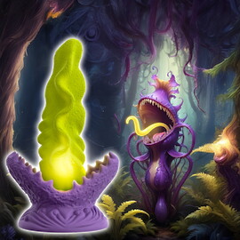 Hauptbild von Dildo „Passionate Plant“ mit LED-Beleuchtung in 10 Modi