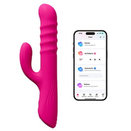 Hauptbild von Rabbitvibrator „Velvo“ mit WaveRoller-Massageperlen