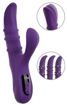 Hauptbild von Rabbitvibrator mit 3 beweglichen Massageringen