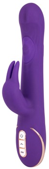 Rabbitvibrator „Quiver“ mit pulsierender Massagekugel im Schaft