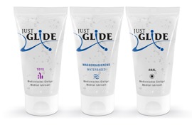 3-teiliges Gleitgel-Set „Just Glide“