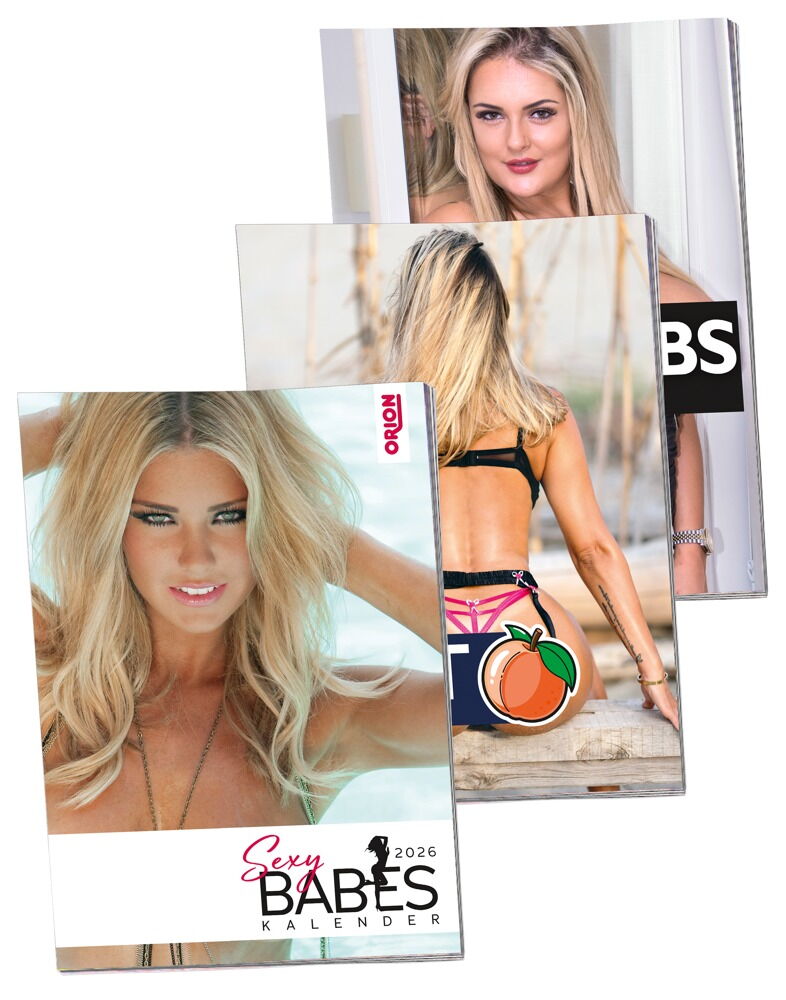 3-teiliges Pin-up-Kalender-Set 2026