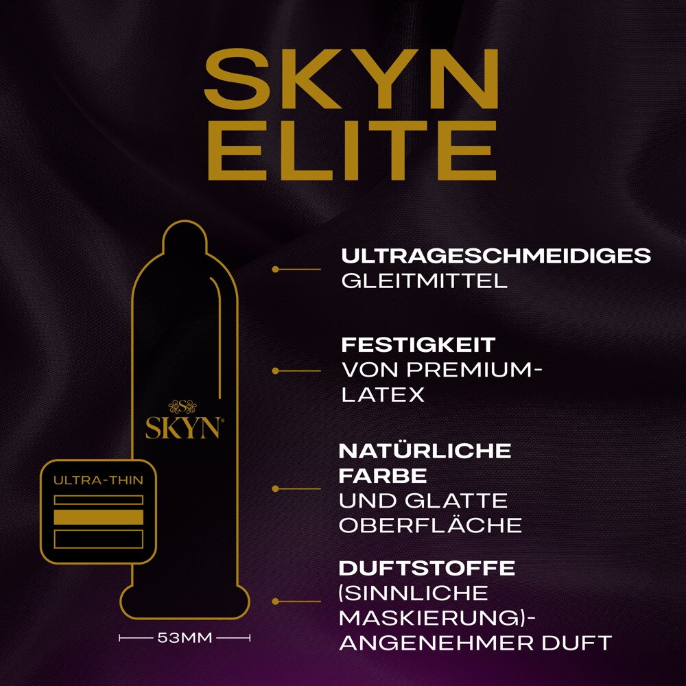 Kondome „SKYN Elite“, latexfrei