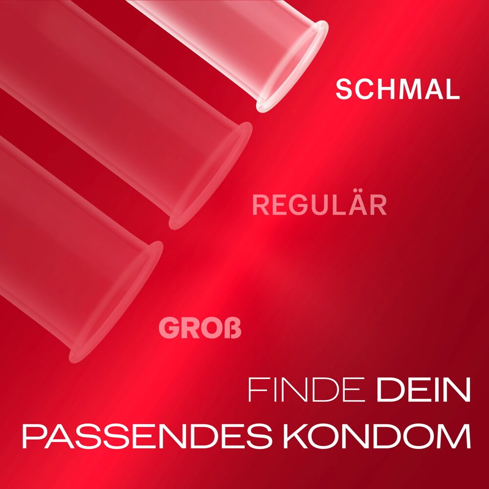 Kondome „Gefühlsecht Slim“, schlankere Passform