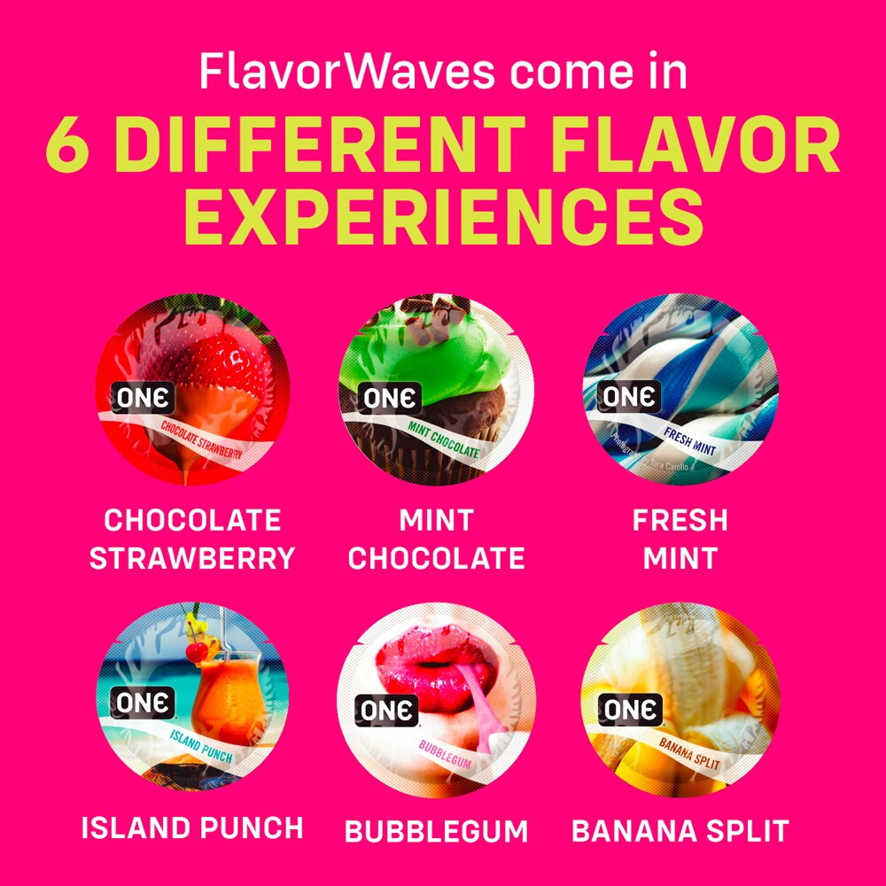 Kondome „Flavor Waves“ in 6 Geschmacksrichtungen