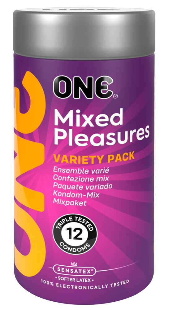 Kondome „Mixed Pleasures“ mit 6 verschiedenen Sorten