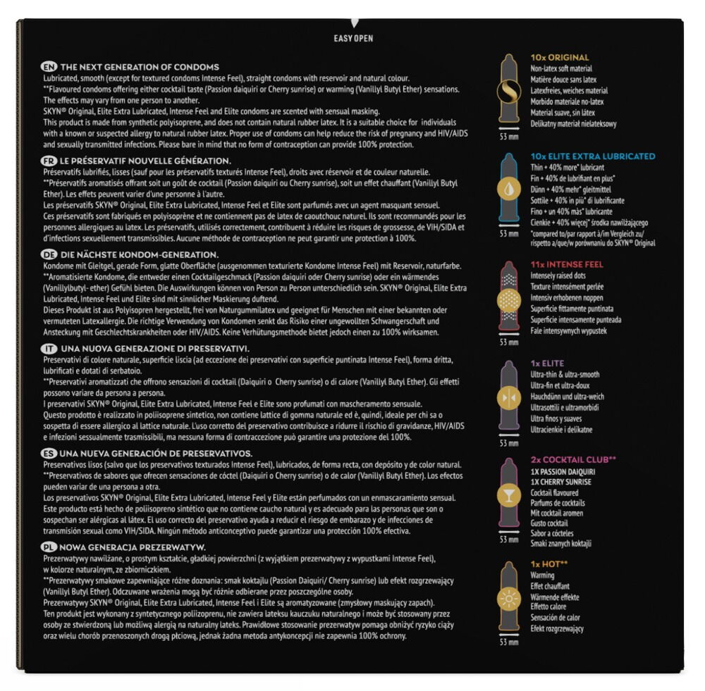 Kondom-Mix „Selection+ 30+5free“, latexfrei