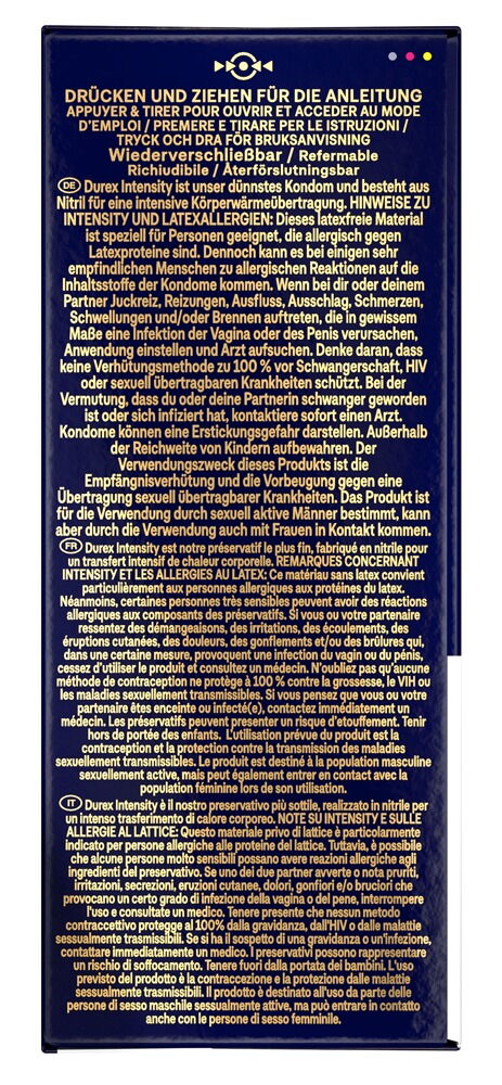 Kondome „Intensity“, latexfrei