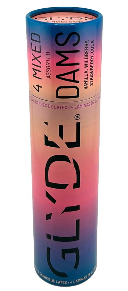 Lecktücher „GLYDE Dams Mix“, 4 Stück