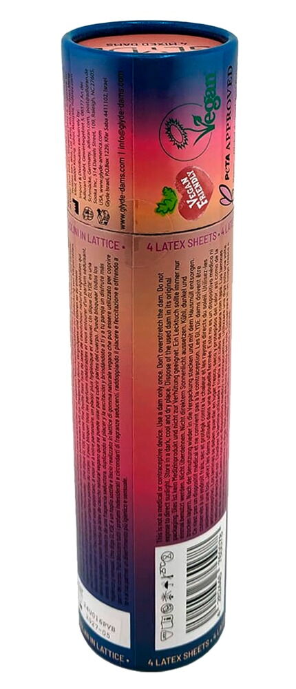 Lecktücher „GLYDE Dams Mix“, 4 Stück