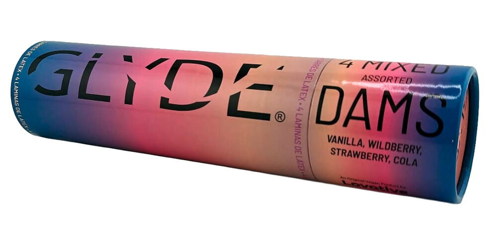 Lecktücher „GLYDE Dams Mix“, 4 Stück