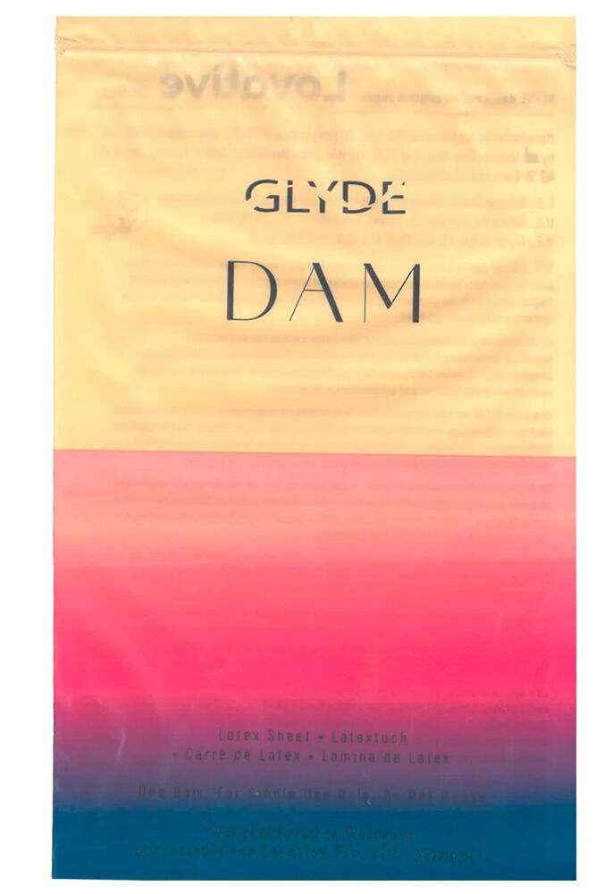 Lecktücher „GLYDE Dams Vanilla“, 4 Stück