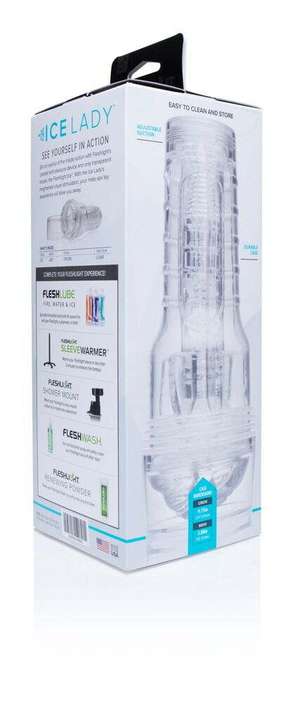 Masturbator „Ice Lady Crystal“ mit intensiver Stimulationsstruktur