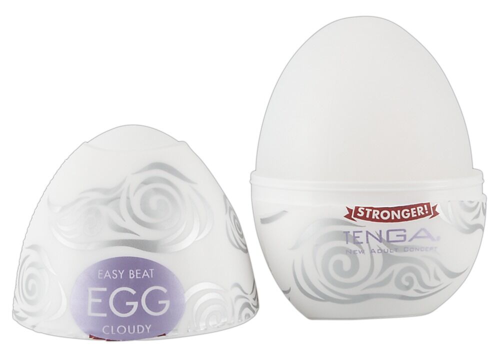 Masturbator „Egg Cloudy“ mit intensiver Wellen-Stimulationsstruktur