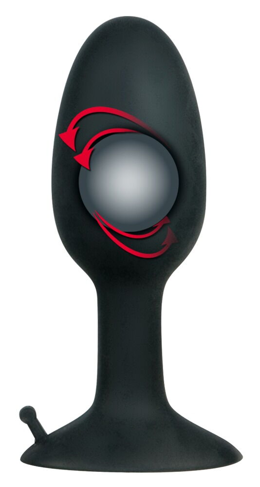 Analplug „Backdoor Friend S“ mit rotierender Innenkugel