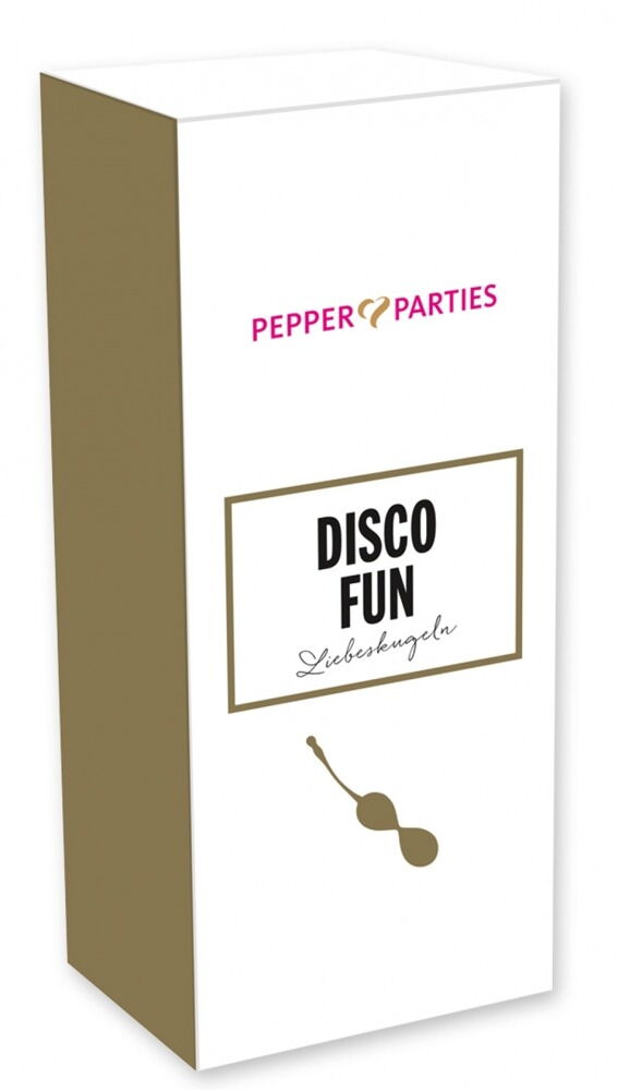 Liebeskugelduo "Disco Fun", Ø 3,6 cm, 79 g