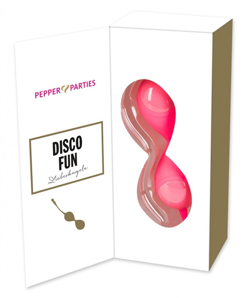 Liebeskugelduo "Disco Fun", Ø 3,6 cm, 79 g