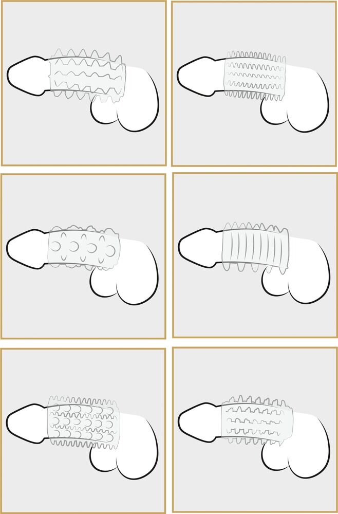 6-teiliges Set „Magic Cock Rings“
