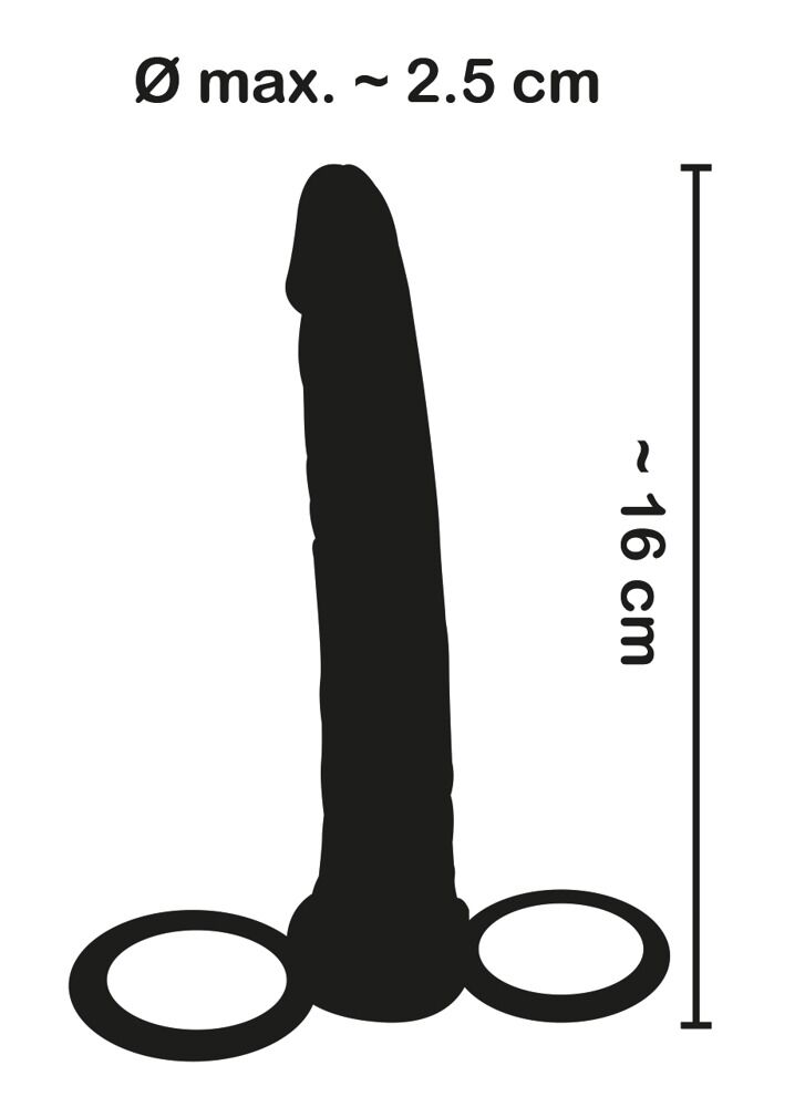 Analdildo „Anal Special“ mit Penis- und Hodenring