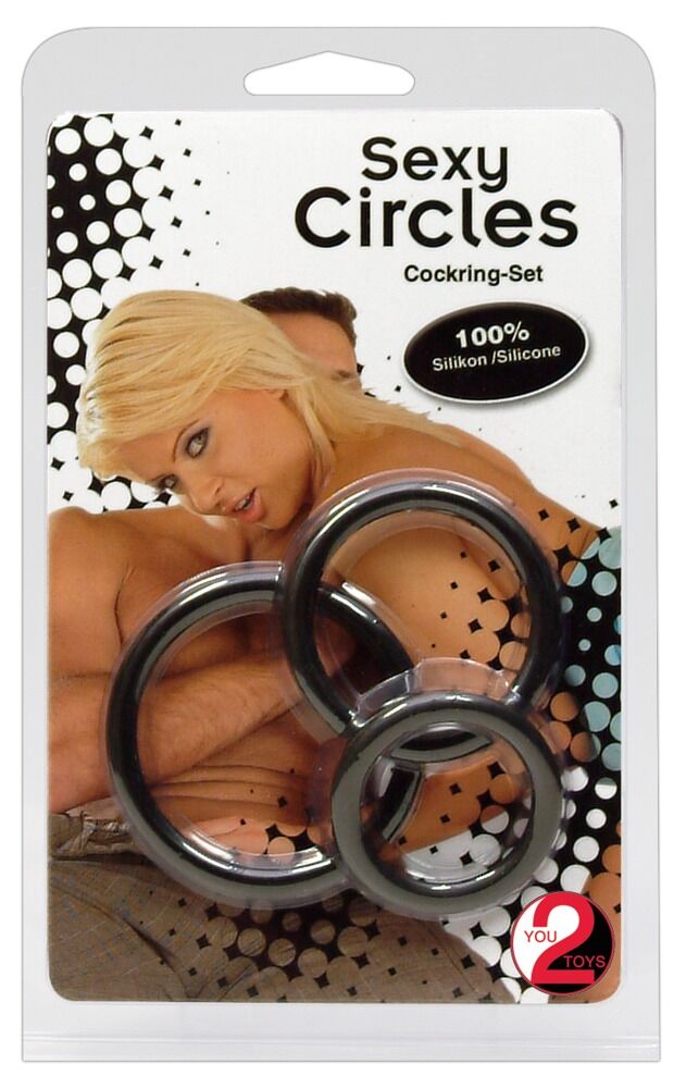 3-teiliges Penisringset „Sexy Circles“