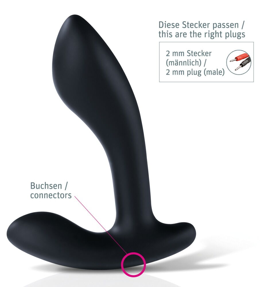 E-Stim-Analplug „Flexing Flavio“, Zubehör für Mystim-Reizstromgerät