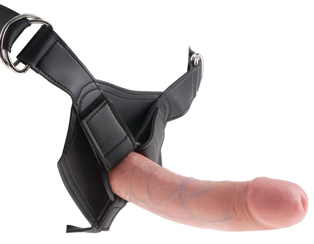 Umschnalldildo „Strap-on with 8 Inch“, inklusive Harness, 20,3 cm