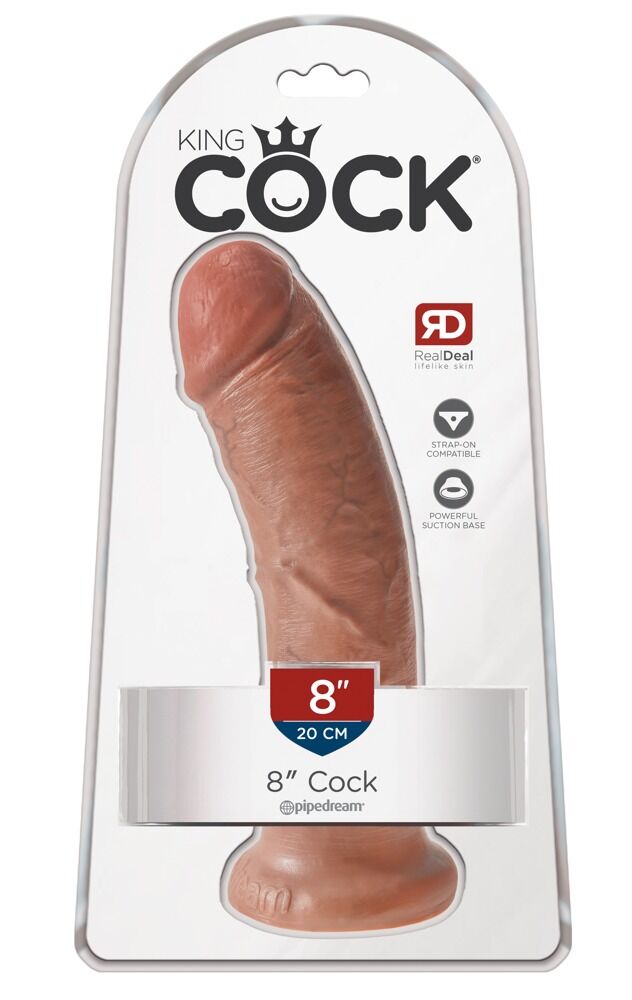 Dildo, 8" Cock, 21,5 cm