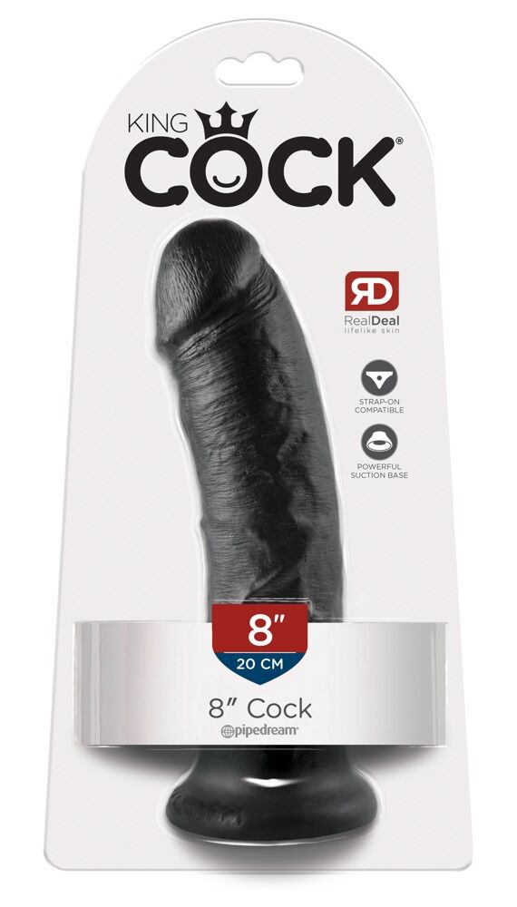 Dildo, 8" Cock, 21,5 cm