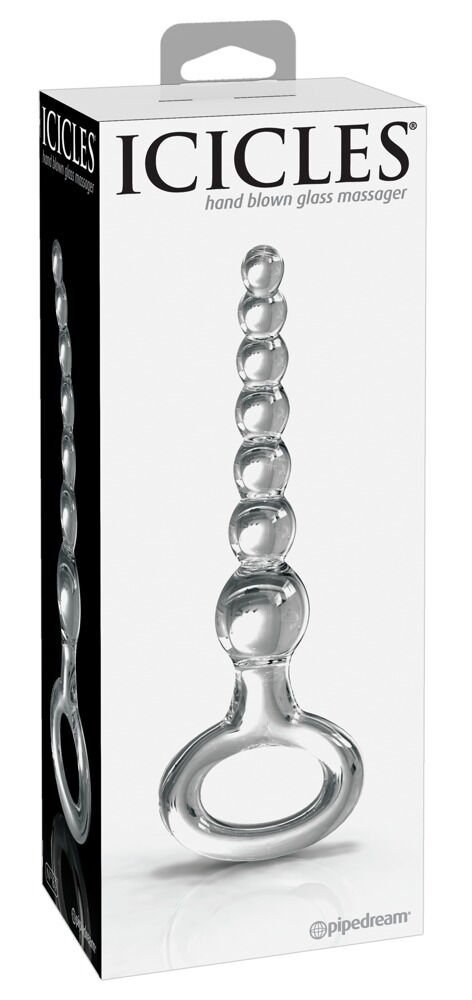Analkugelstrang „Icicles No. 67“ aus Glas