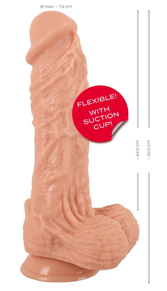 Naturdildo „Giant XXL“ extradick und schwer