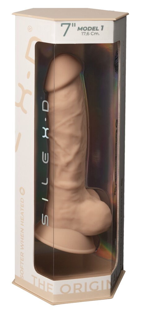 Naturdildo „Model 1" mit Saugfuß