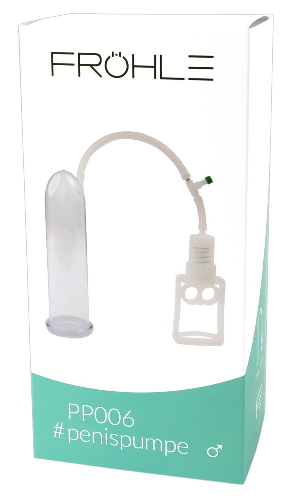 Penispumpe „PROFESSIONAL“, glasklar mit Kolbengriffpumpe