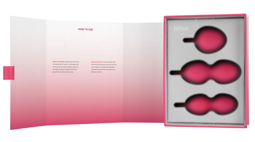 Liebeskugeln „Nova” im 3er-Set, 49g, 75g, 95g