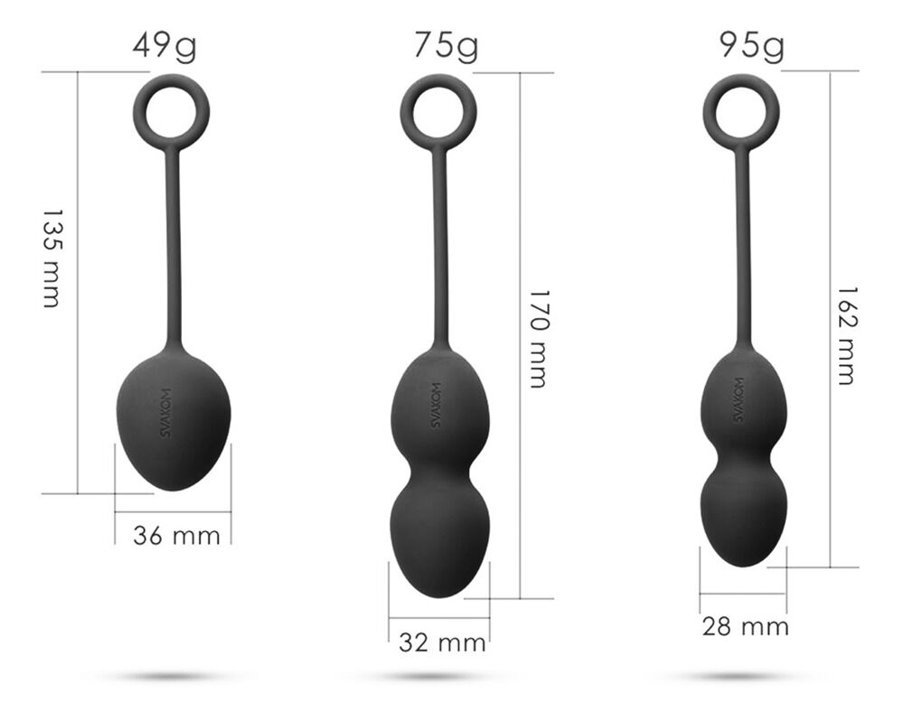 Liebeskugeln „Nova” im 3er-Set, 49g, 75g, 95g