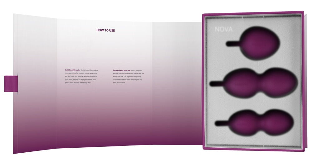 Liebeskugeln „Nova” im 3er-Set, 49g, 75g, 95g