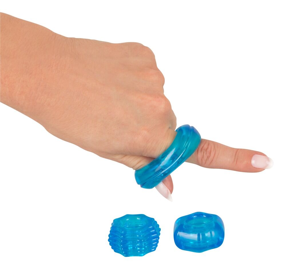 3-teiliges Penisring-Set „Stretchy cock ring“