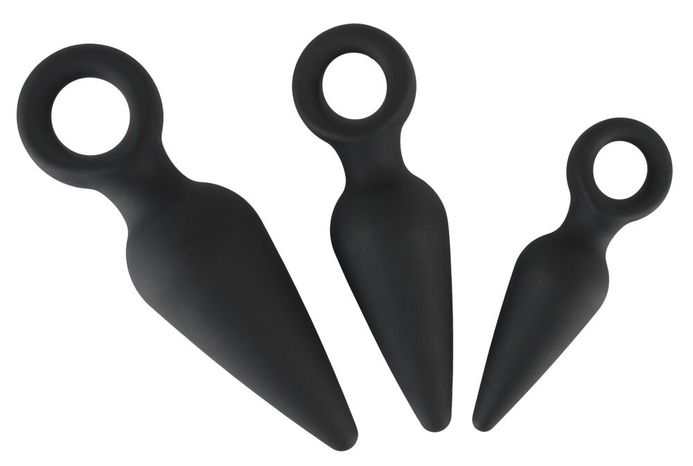 3-teiliges Analplug-Set