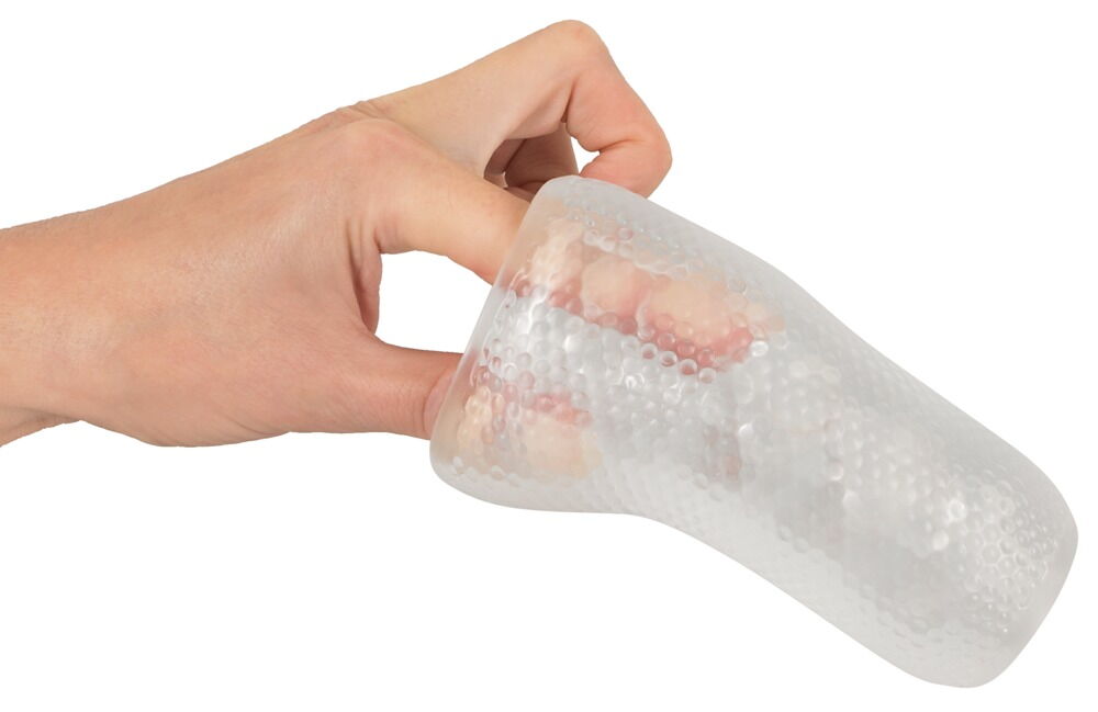 Masturbator „Pocket“, außen mit Noppen für besseren Halt