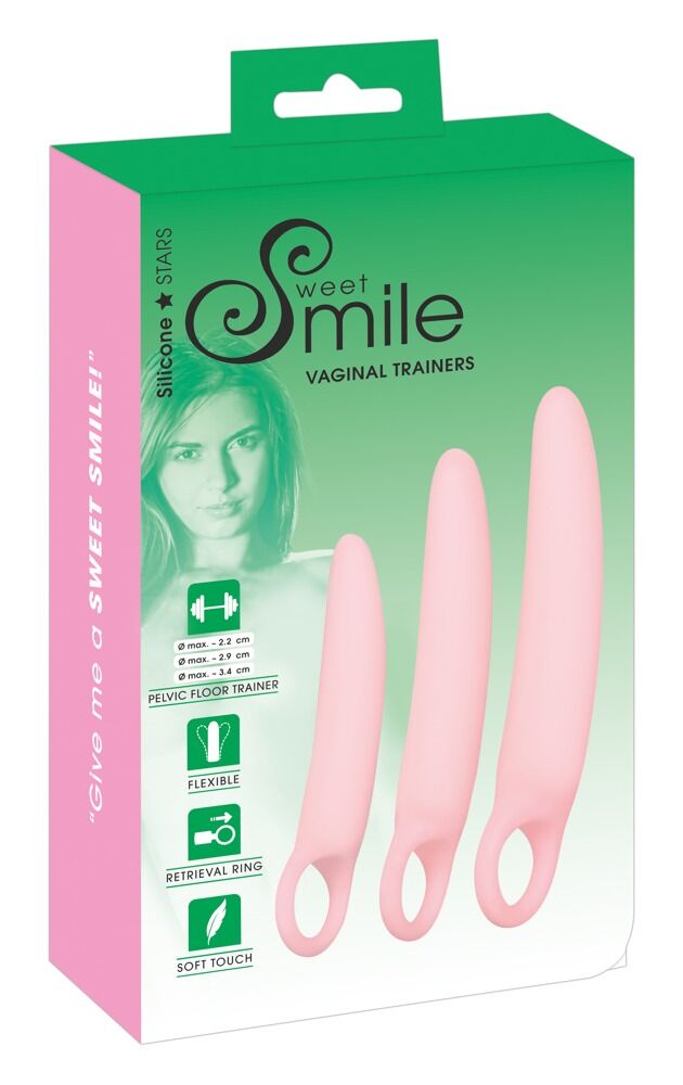 3-teiliges Dildo-Set „Vaginal Trainers“, versch. Größen und Gewichte