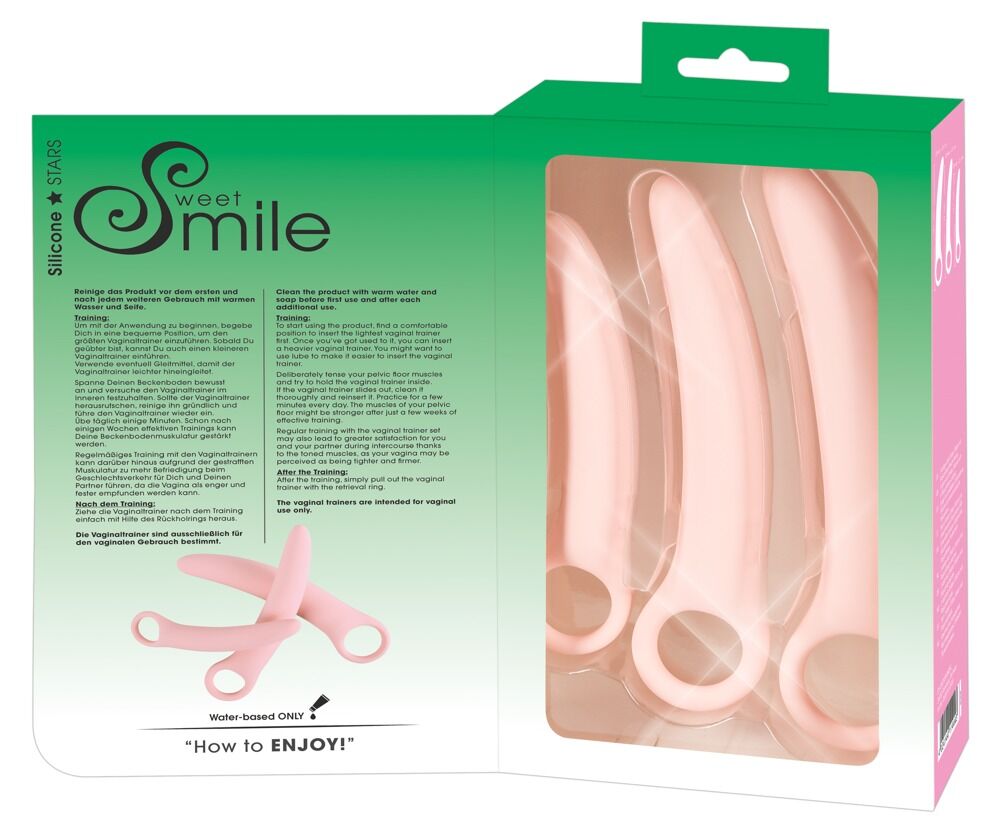 3-teiliges Dildo-Set „Vaginal Trainers“, versch. Größen und Gewichte