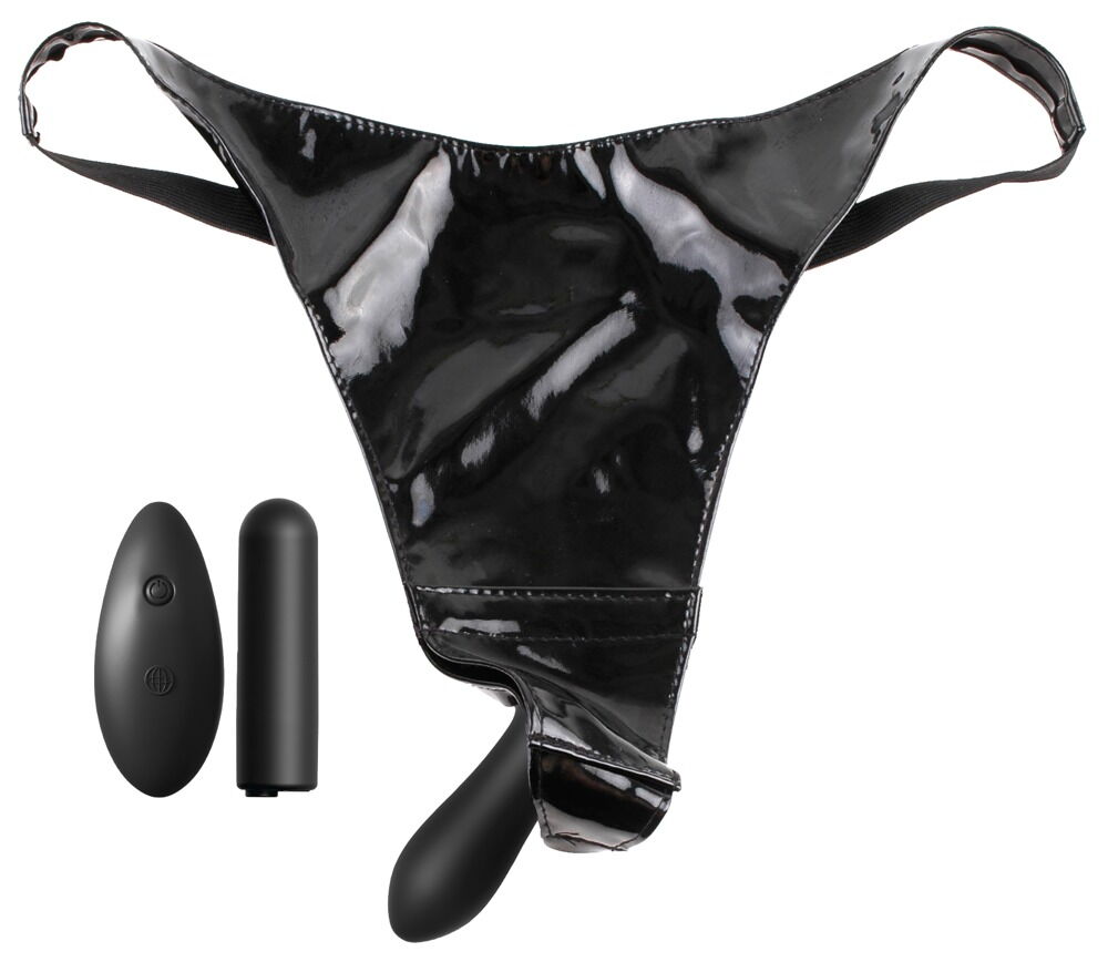 Dildo-String „10-Function Remote Fantasy Panty“ inkl. Vibrobullet