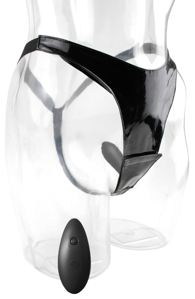 Dildo-String „10-Function Remote Fantasy Panty“ inkl. Vibrobullet