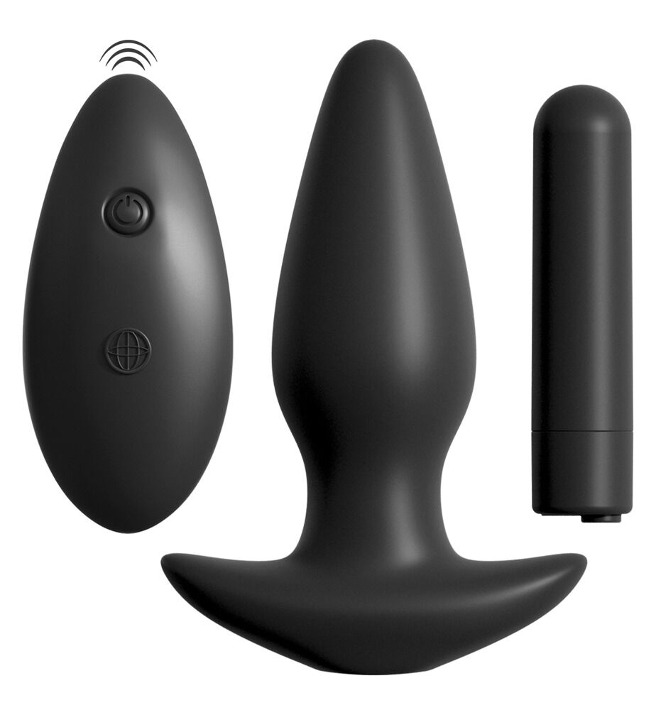 Vibro-Analplug „remote controlled silicone plug“ mit Fernbedienung